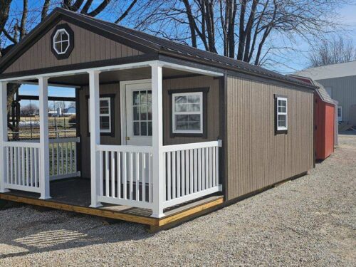 12x24 Painted Gable Cabin (ID#1251224PAC651)