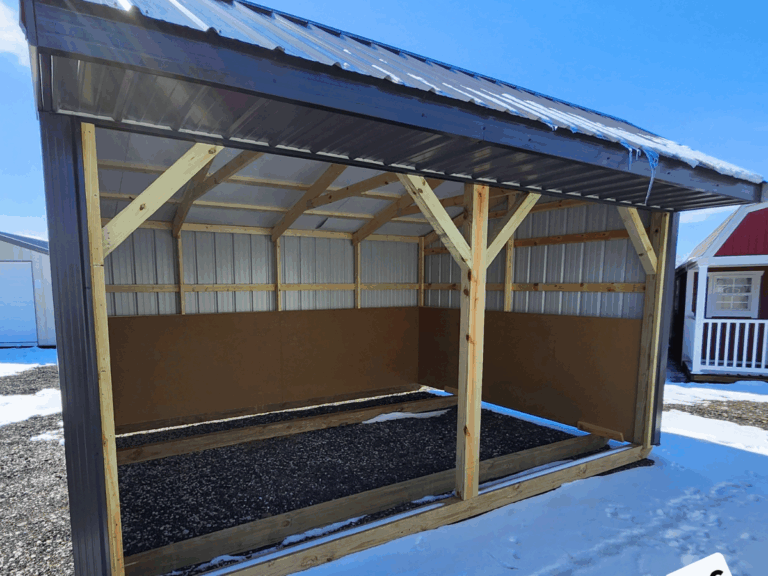 winter livestock shelter