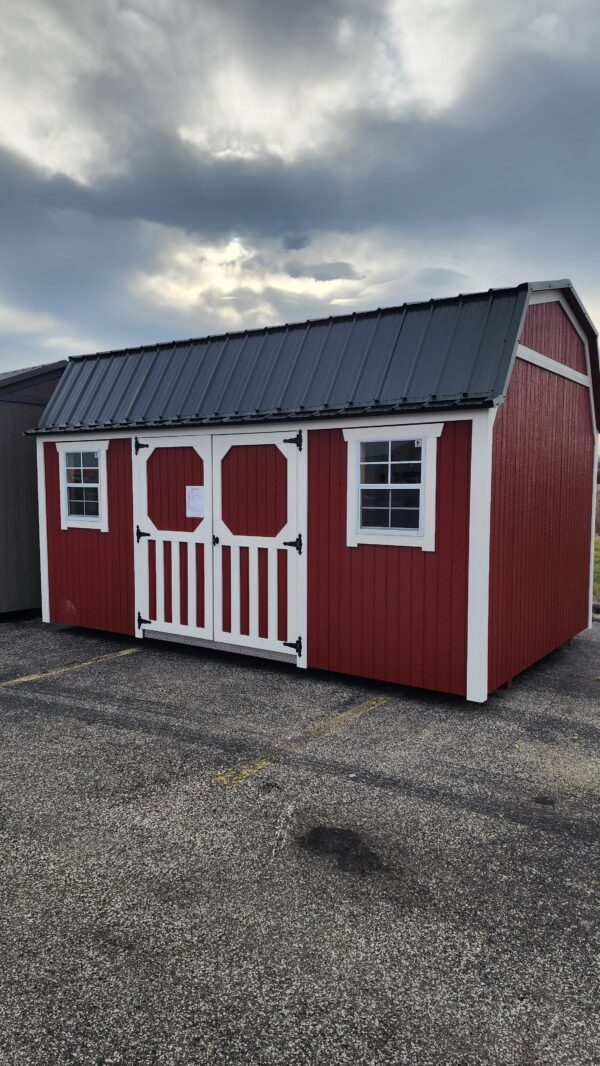 17683165312334242562867599334537 10x16 Painted Lofted Garden Shed