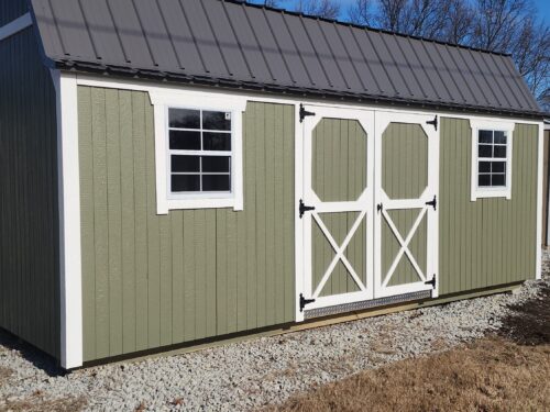 12x20 Painted Lofted Garden Shed