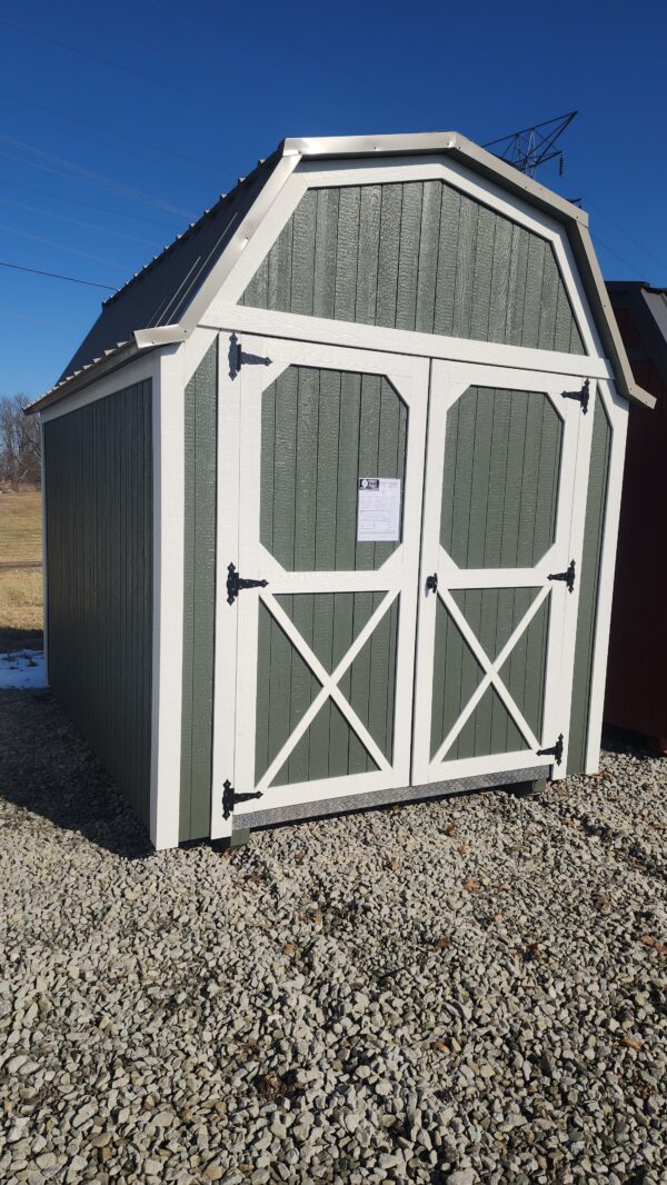 8x10 Painted Gambrel