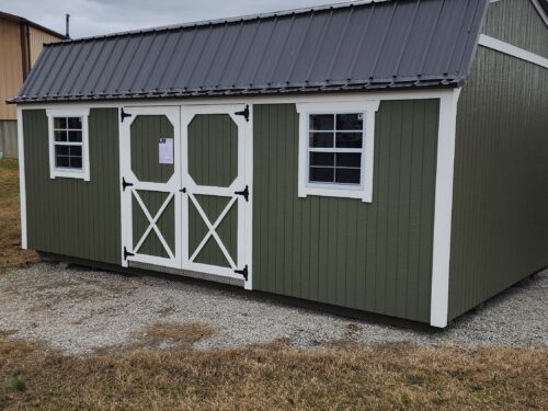12x20 Painted Lofted Garden Shed
