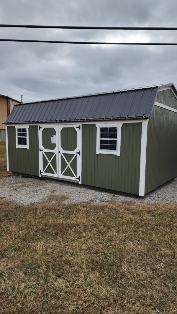 12x20 Painted Lofted Garden Shed