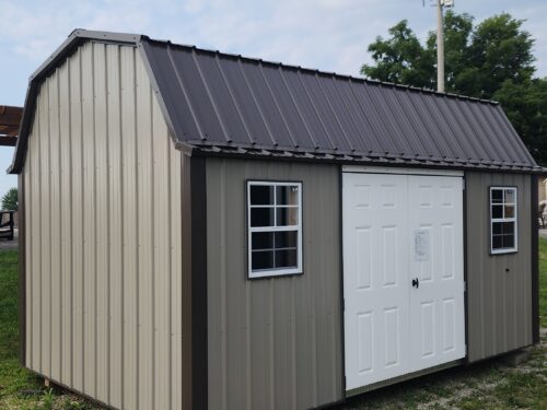 17860218325723932208826907207231 10x16 Metal Lofted Garden Shed