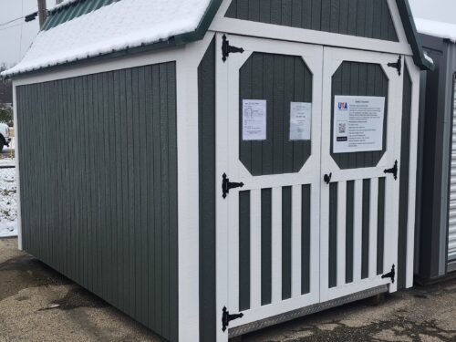 8x12 Painted Gambrel