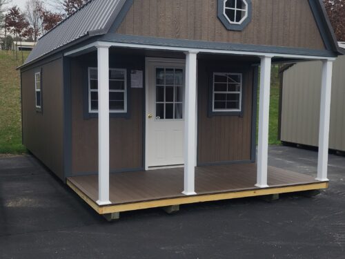 12x24 Painted Gambrel Cabin