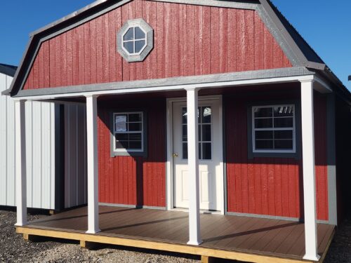 14x28 Painted Gambrel Cabin