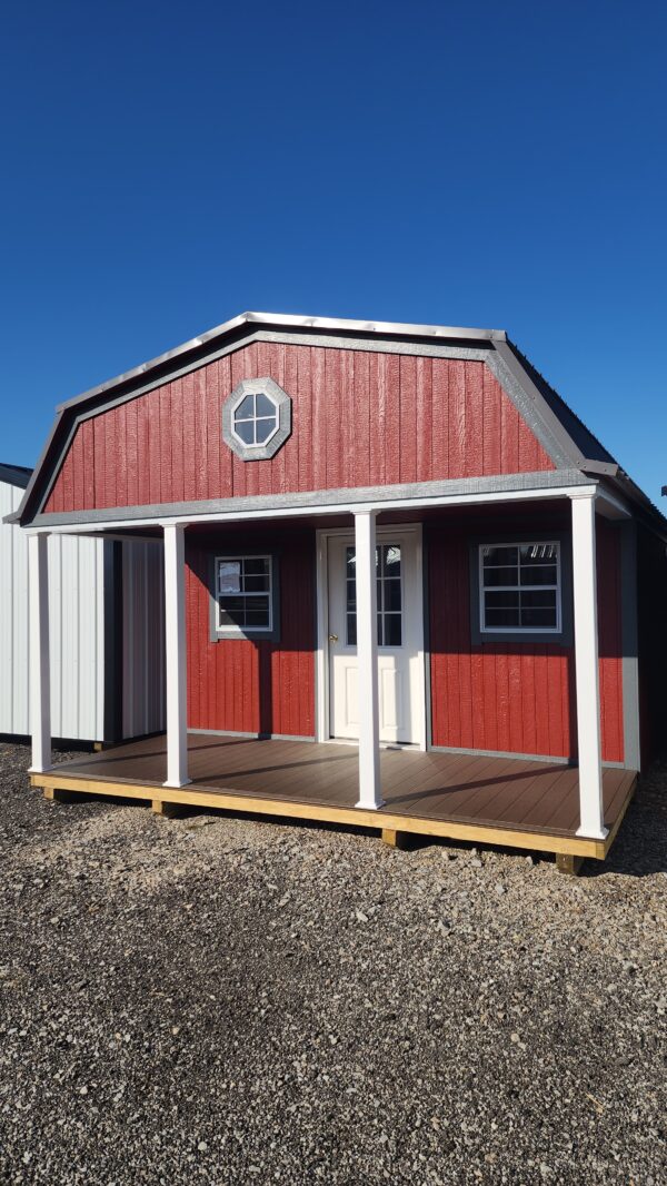 14x28 Painted Gambrel Cabin