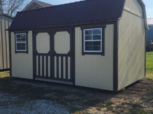 10x16 Painted Lofted Garden Shed