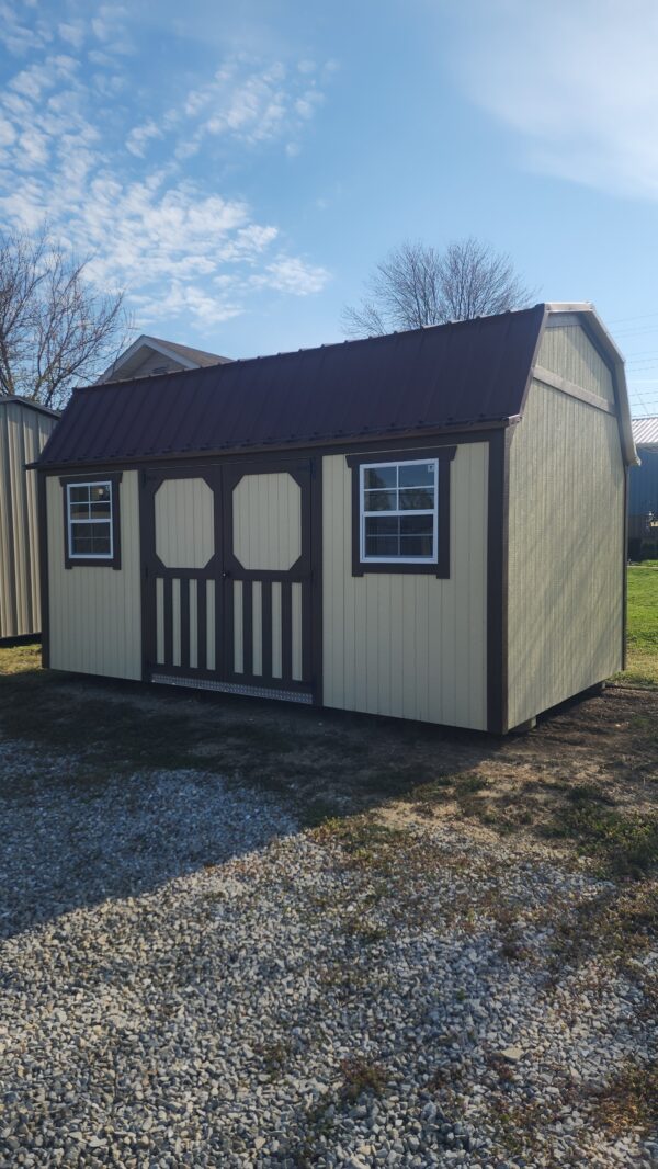 10x16 Painted Lofted Garden Shed