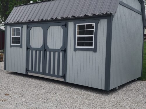10x16 Painted Lofted Garden Shed
