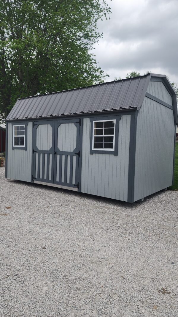17761063662446069035543253818088 10x16 Painted Lofted Garden Shed