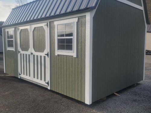 10x16 Painted Lofted Garden Shed