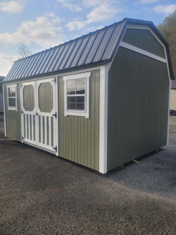 10x16 Painted Lofted Garden Shed