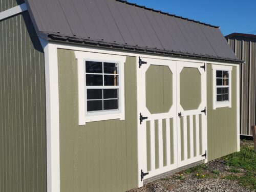 10x16 Painted Lofted Garden Shed