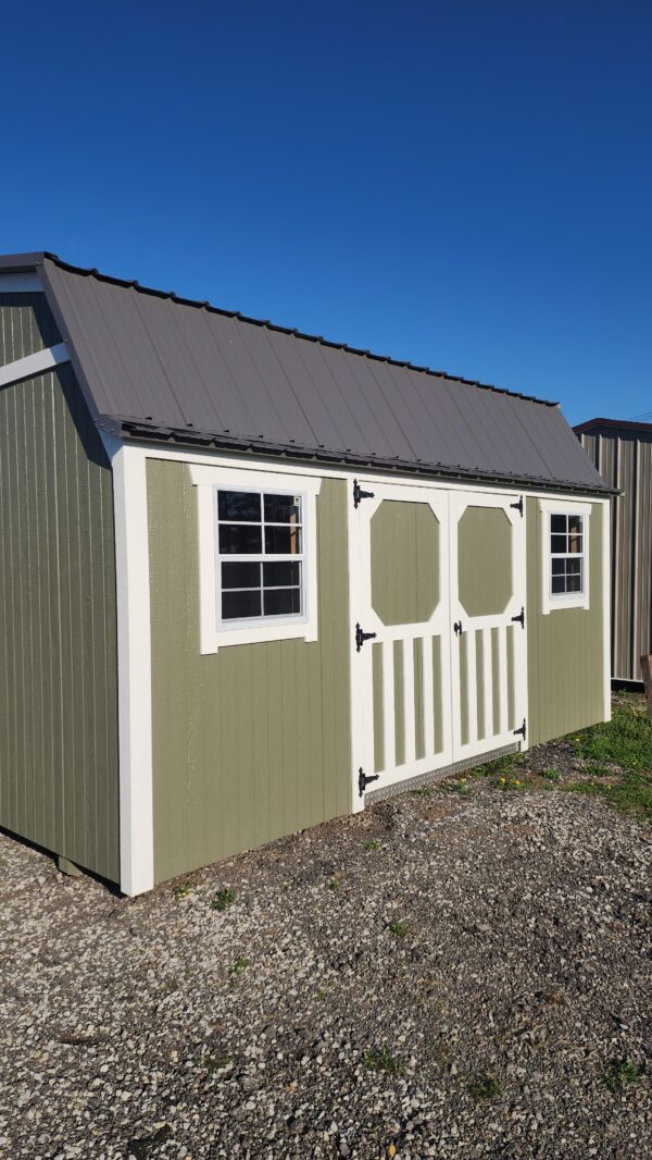 10x16 Painted Lofted Garden Shed
