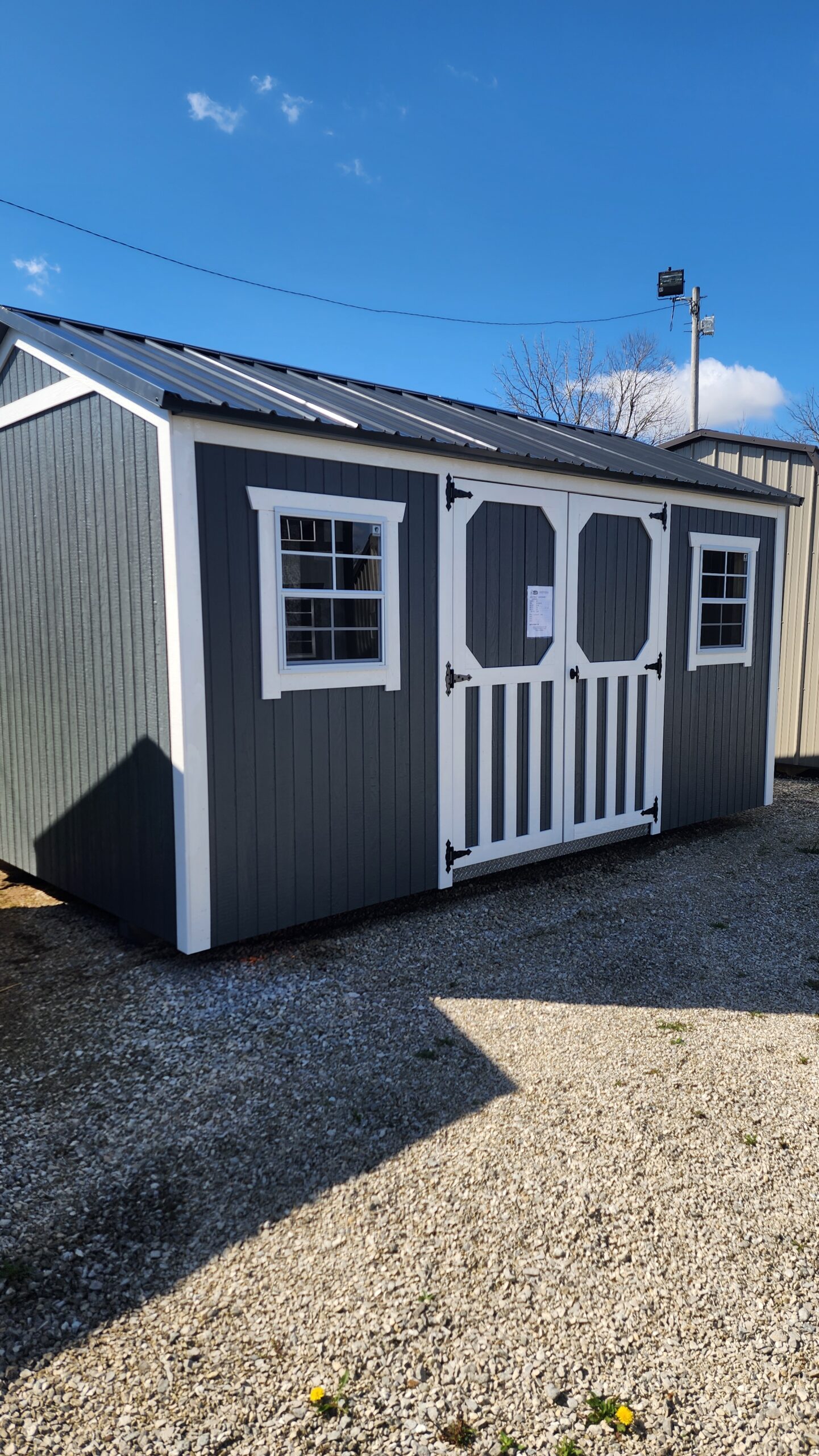 10×16 Painted Garden Shed
