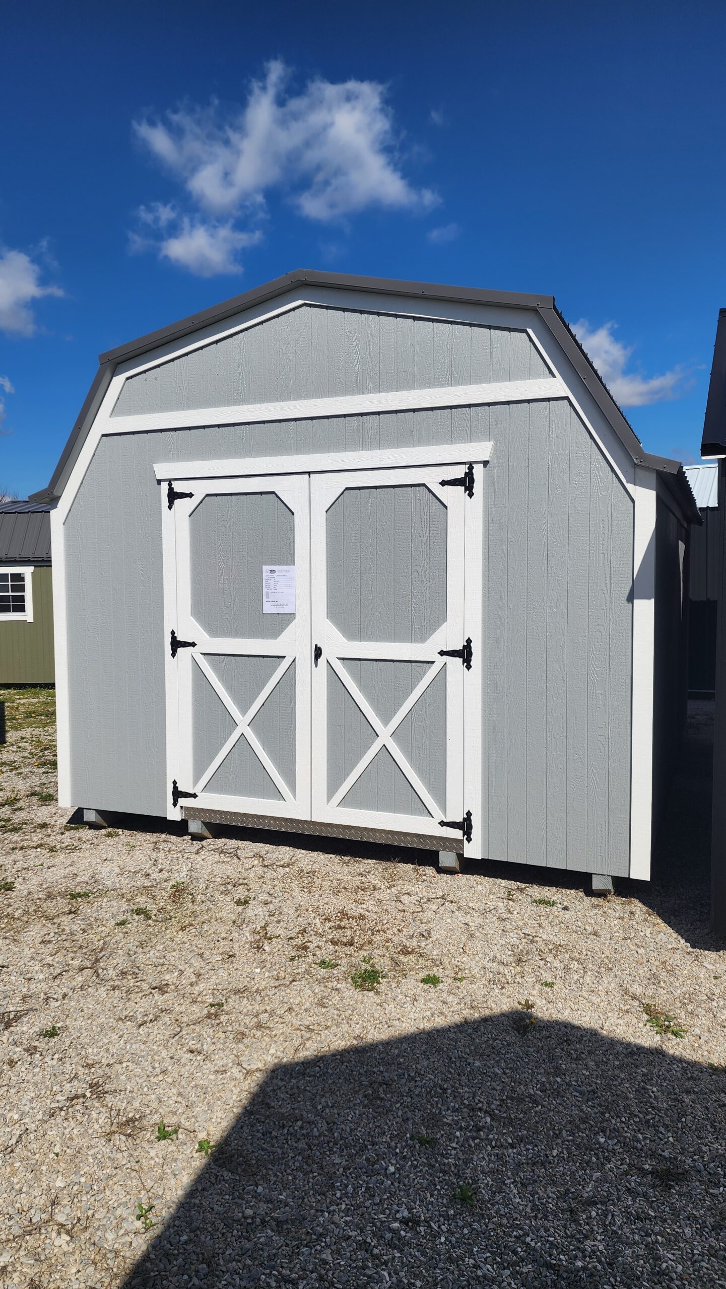 12×16 Painted Gambrel