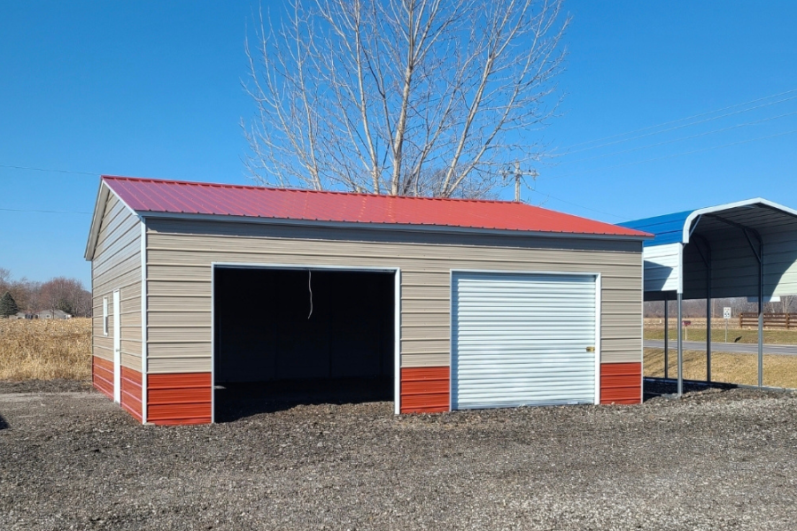enclosed metal carports for sale in Indiana