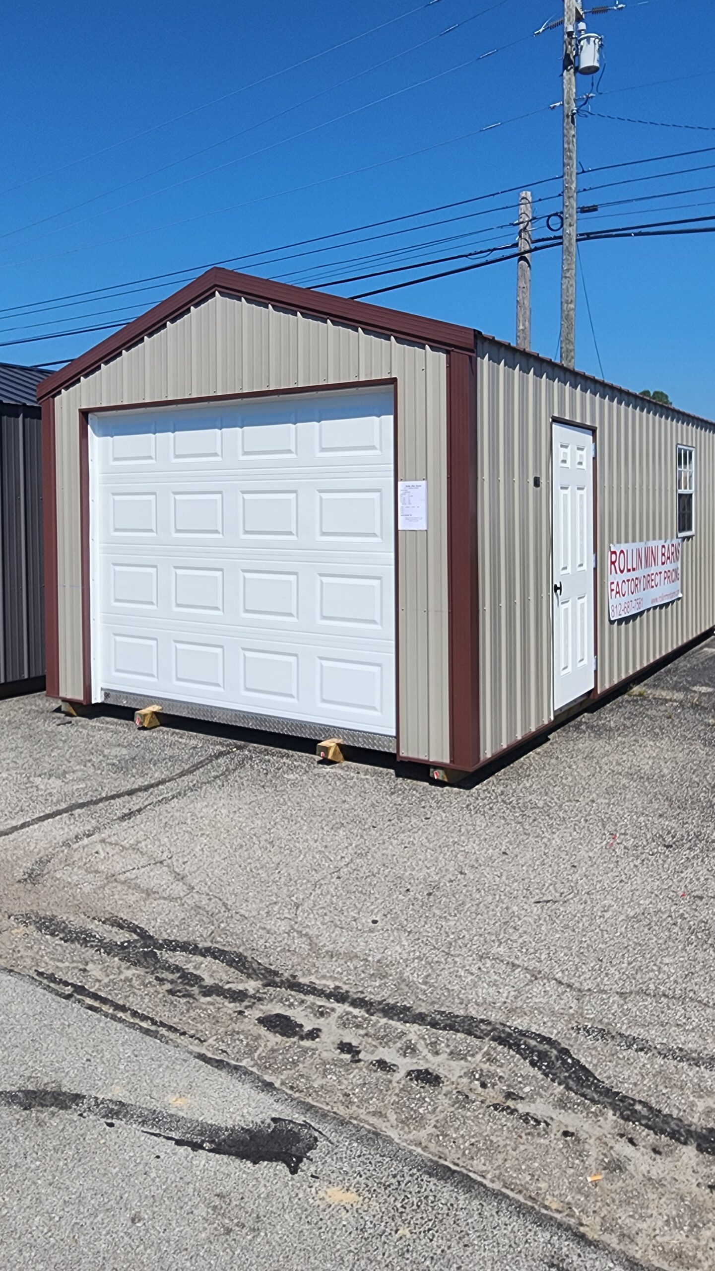 12×24 Metal Garage